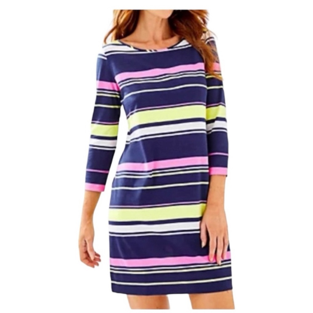 Lilly Pulitzer Marlowe Blue Sun Strip - XS